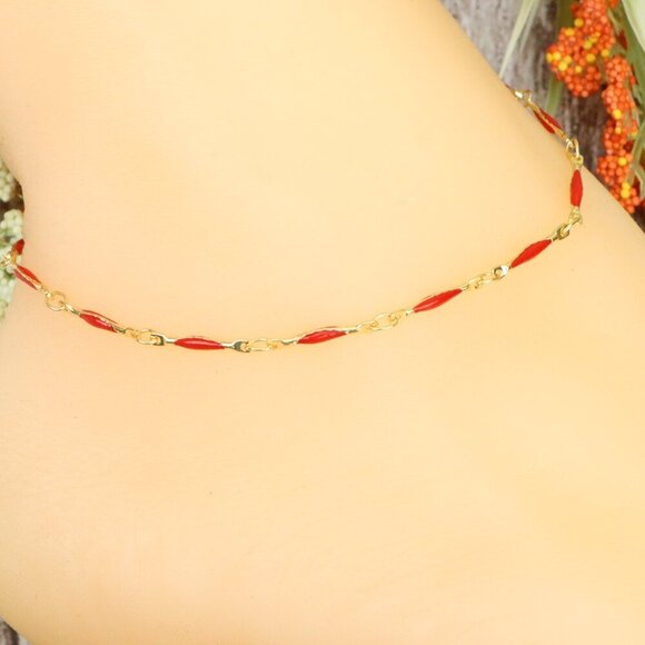 "Dainty Anklet for Women – Elegant Everyday Jewelry & Perfect Gift | MLCRC1766 - Picture 1 of 10